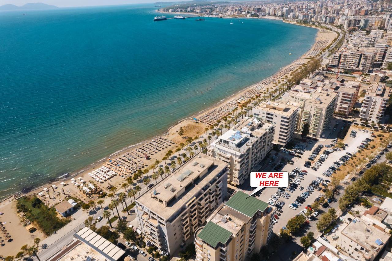 Victoria Lungomare Apartment Vlore Bagian luar foto