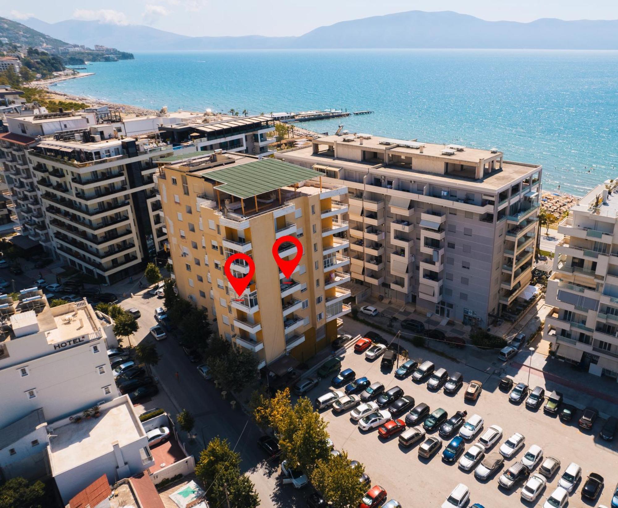 Victoria Lungomare Apartment Vlore Bagian luar foto